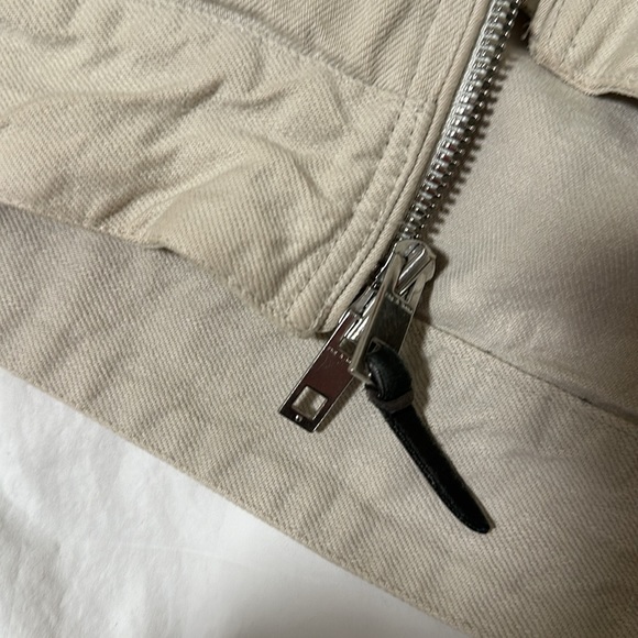 Rag and bone cotton twill moto jacket men’s size 38 - Picture 5 of 11